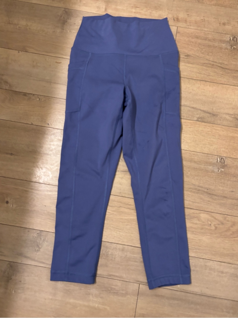 Bundle 3/$15 90 Degree By Reflex Kids High-Waist Leggings - Royal Blue